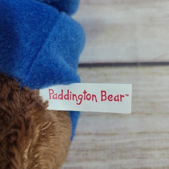 Rainbow Designs Plush Paddington Bear Stuffed Animal Brown Blue Outfit 8" 2015 - Picture 3 of 5